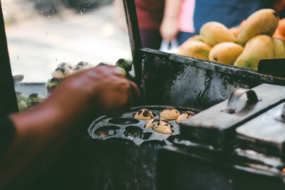 Street food vendor in Jakarta, Indonesia